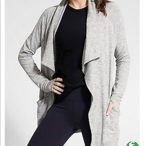 Athleta “studio” wrap, L